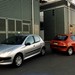 Peugeot T1.I 206: silver and orange two shot (Australia)