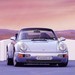 Porsche 964 911 Cabriolet Carrera 2: silver front angle