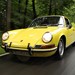 Porsche C/D Series 911 T: yellow front driving