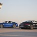 2014 Porsche 991 911 Targa 4 and 4S: blue and black two shot