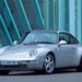 Porsche 993 911 Targa: silver front quarter