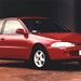 Proton CC Satria: red front quarter