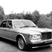 1990 Rolls-Royce Mk.II Silver Spirit: monochrome front quarter