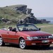 1998 Saab Mk.1 9-3 Convertible: red front quarter