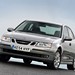 2002 Saab Mk.2-I 9-3 sedan: silver front quarter