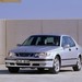 1997 Saab Mk.1-I 9-5 sedan: silver front angle