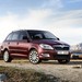 2012 Skoda 5J Fabia Combi: burgundy front quarter