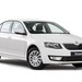 2013 Skoda 5E Octavia Ambition: white front quarter studio (Australia)