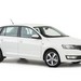 2013 Skoda Rapid Spaceback Ambition: white front quarter studio