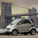 2004 Smart A450 ForTwo Cabrio: silver side front angle