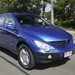 2007 Ssangyong C100.I Actyon: blue front quarter driving