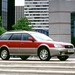 1998 Subaru BH.I Outback 3.0H: red front quarter