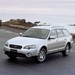 2003 Subaru BP.I Outback 2.5i: silver front quarter (Australia)