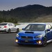 2014 Subaru V1 WRX: silver rear and blue front (Aus)