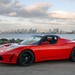 2011 Tesla Roadster: red side front angle