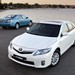 2010 Toyota XV40 Camry Hybrid: blue and white two shot