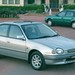 1998 Toyota E110.I Corolla liftback: silver and green two shot