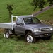 Toyota Mk.6-I Hilux single cab chassis: grey front quarter (Australia)