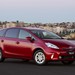 2012 Toyota ZVW40.I Prius v: red front quarter in Sydney